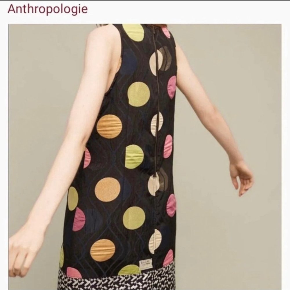 Maeve Anthropologie Sleeveless Polka Dot Dress Size Small NWT - Picture 5 of 10